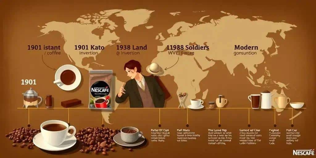 A história do café solúvel e sua popularização mundial: da invenção à febre global