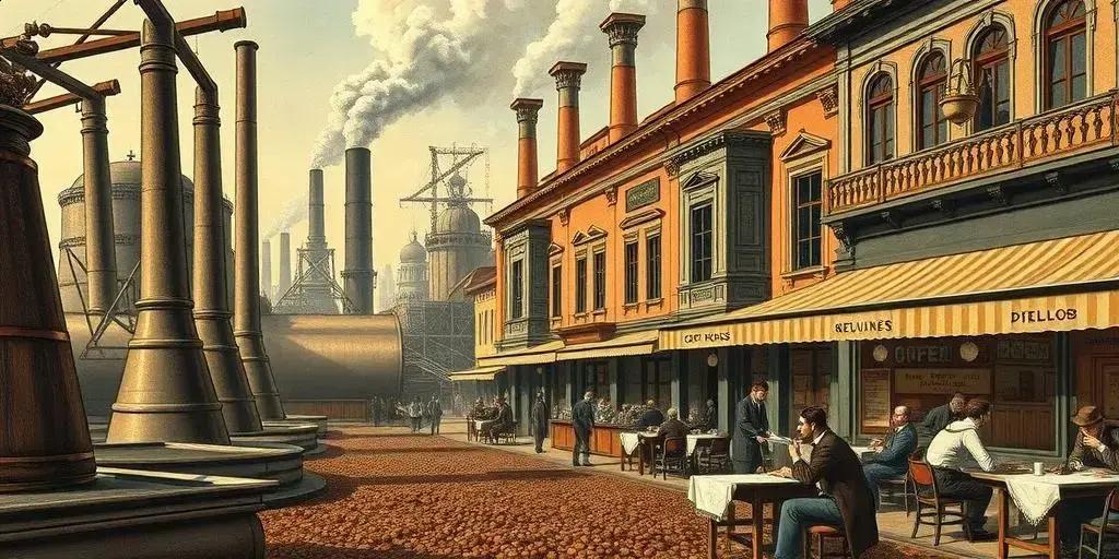 A relação entre o café e a Revolução Industrial: o boost da produtividade