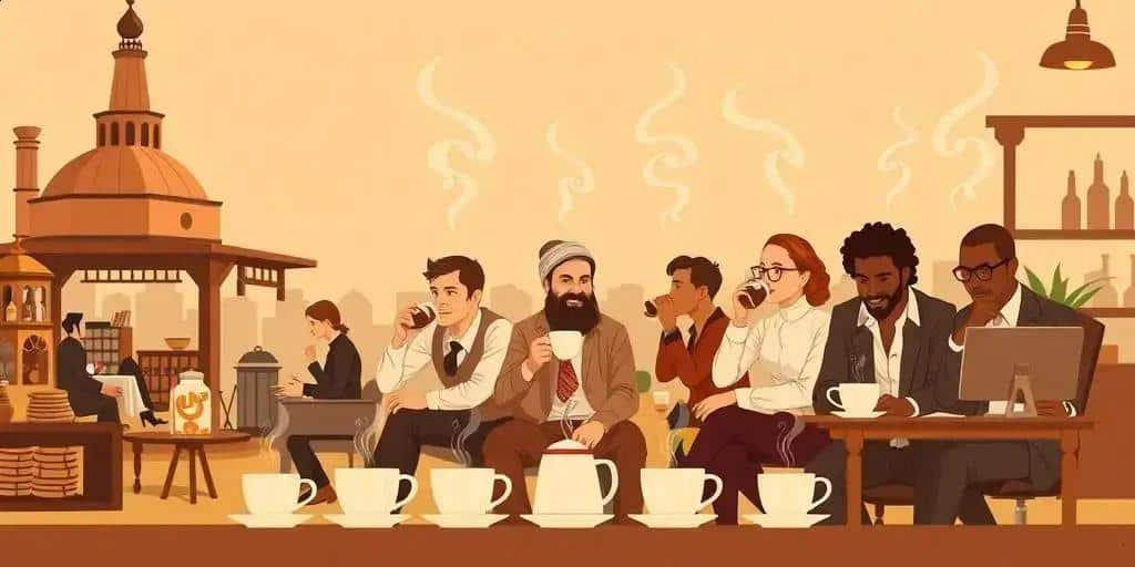 Como o café influenciou hábitos sociais de trabalho e produtividade: história revelada