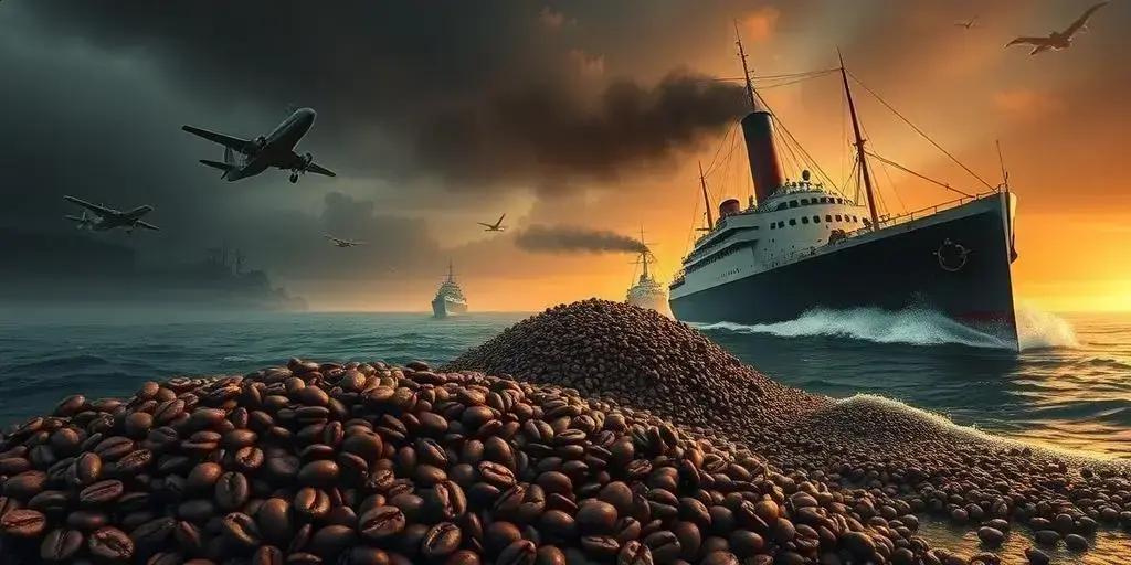 O impacto da Segunda Guerra Mundial no mercado de café: crises que mudaram tudo